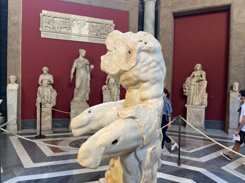 belvedere torso, vatican museums
