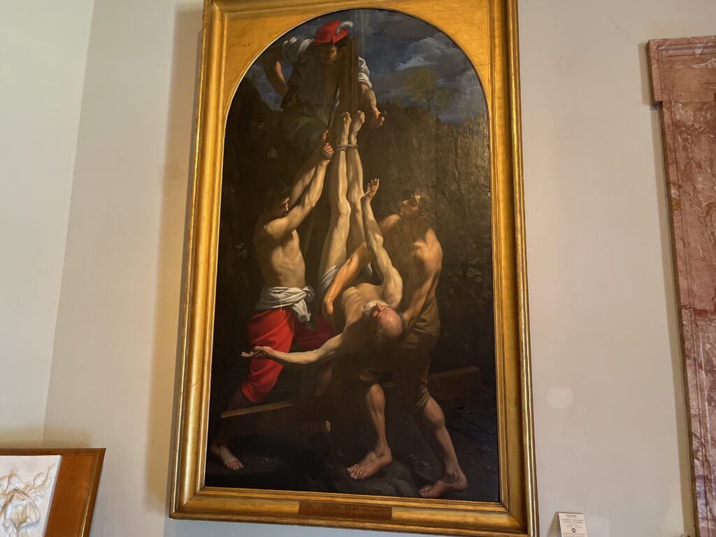 crucifixion of st peter by caravaggio, pinacoteca, vatican museums