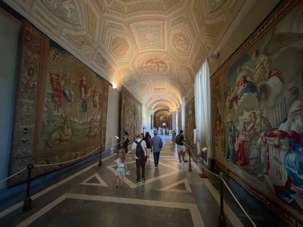 gallery of tapestries, vatican museums