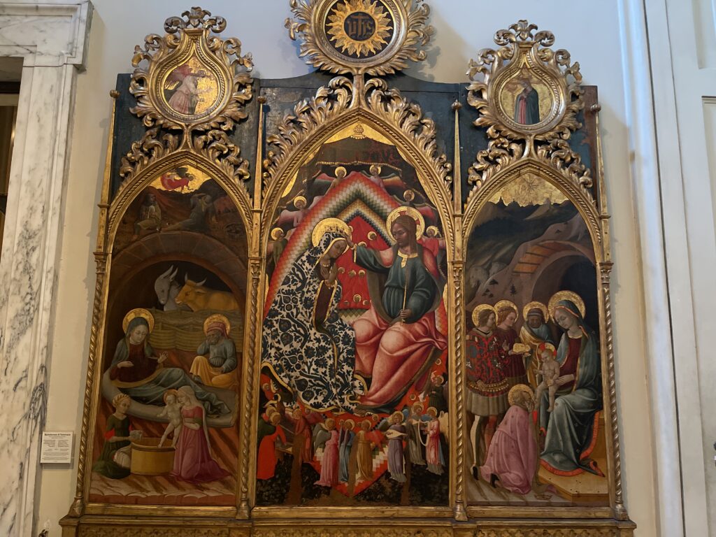 medieval triptych, pinacoteca, vatican museums