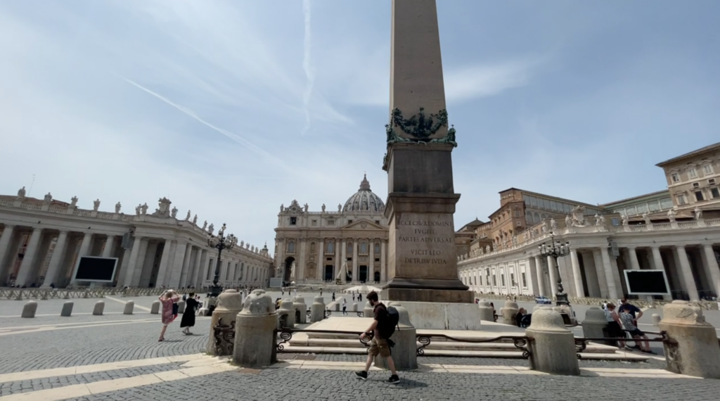 obelisk in st peter's square