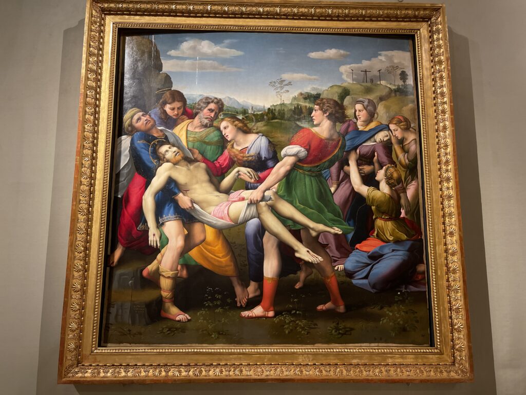 raphael's deposition of christ in the gallery borghese