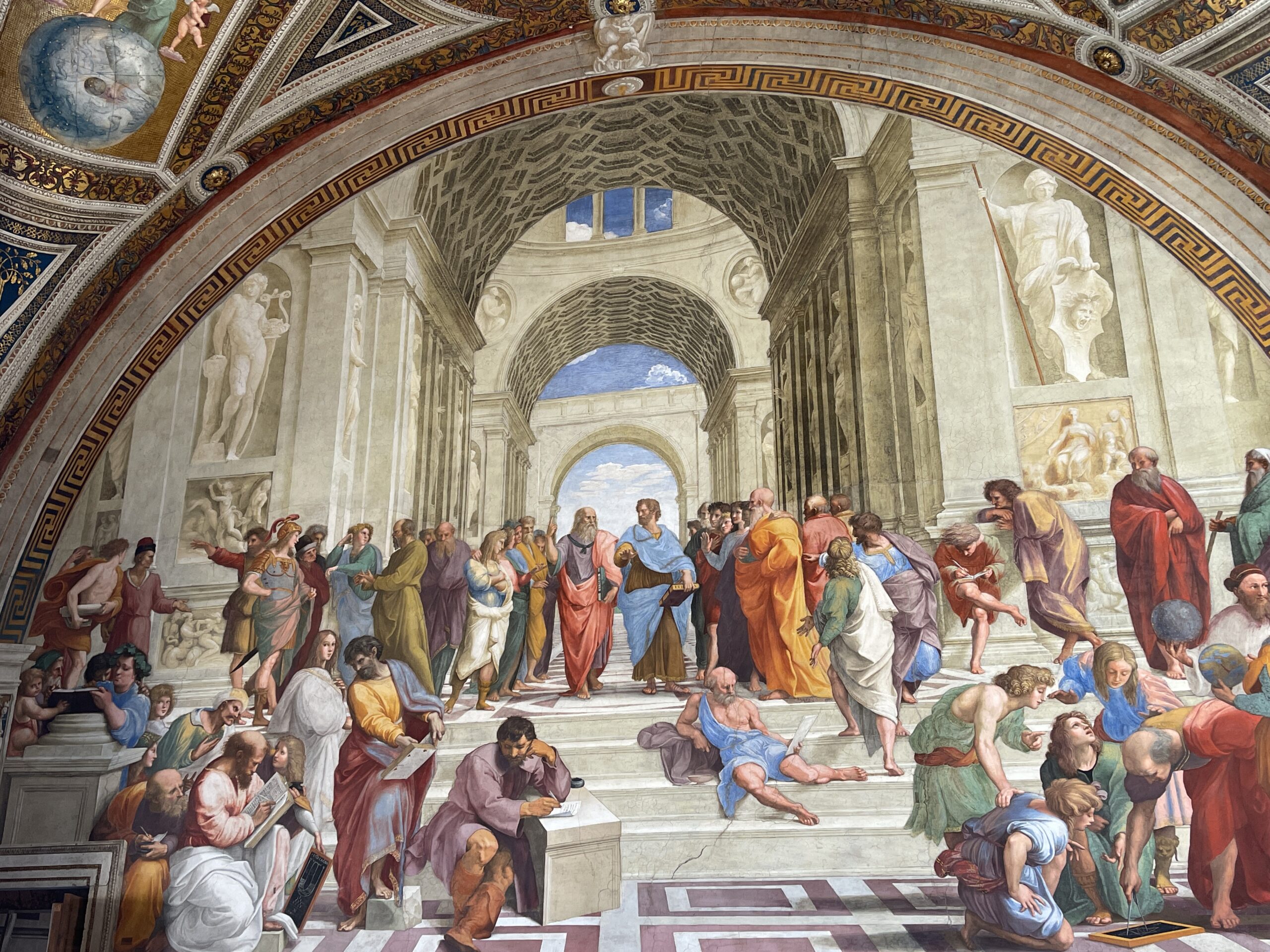 school of athens, raphael rooms, vatican city