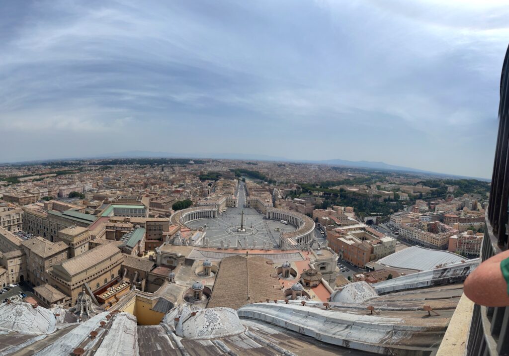 view from vatican dome